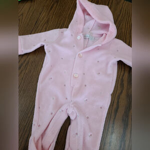 Pink Fleece Infant Bunting by Peek-a-Babe 3-6 Months